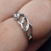 11.00 Ct Engagment ring 925 Sterling Silver Ring CERTIFIED Moissanite Rings